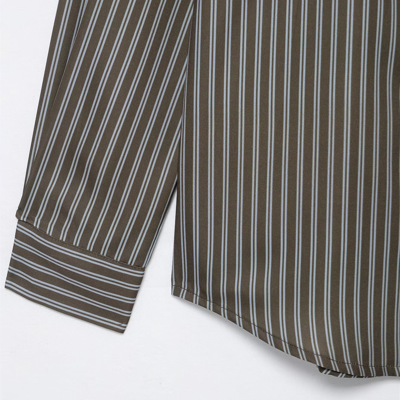 Casual Striped Poplin Shirt | Tajstylo
