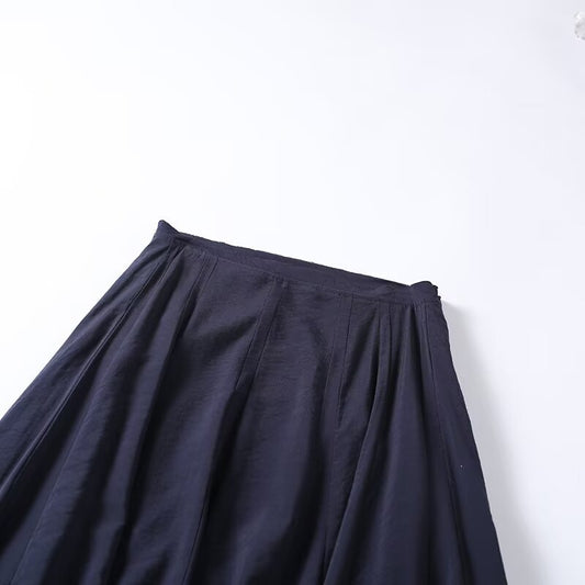 Flowing Half Length Pleated Skirt | Tajstylo