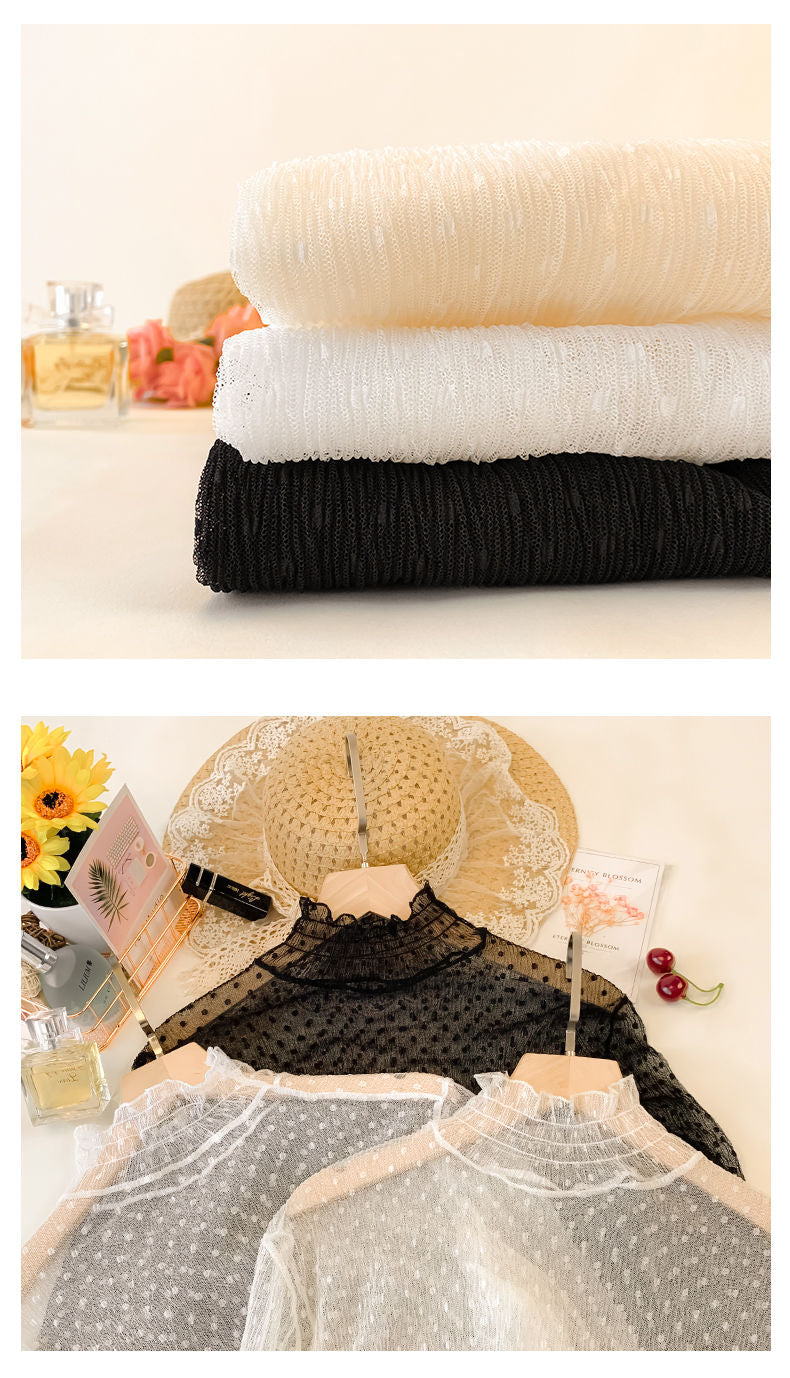 Transparent Korean Lace Blouse | Tajstylo