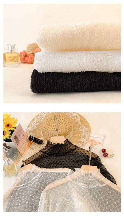 Transparent Korean Lace Blouse | Tajstylo
