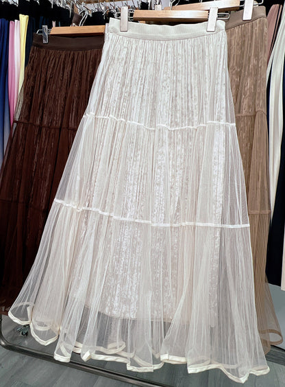 High Waisted A-Line Skirt | Tajstylo