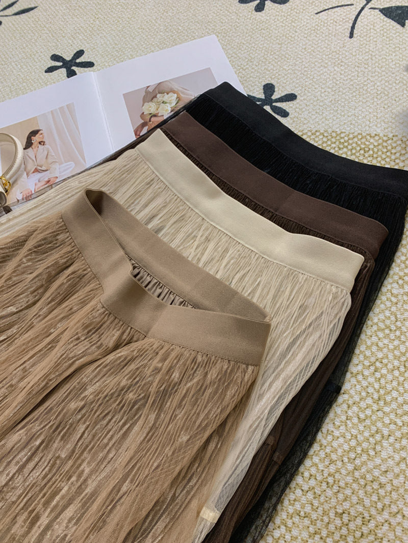 High Waisted A-Line Skirt | Tajstylo