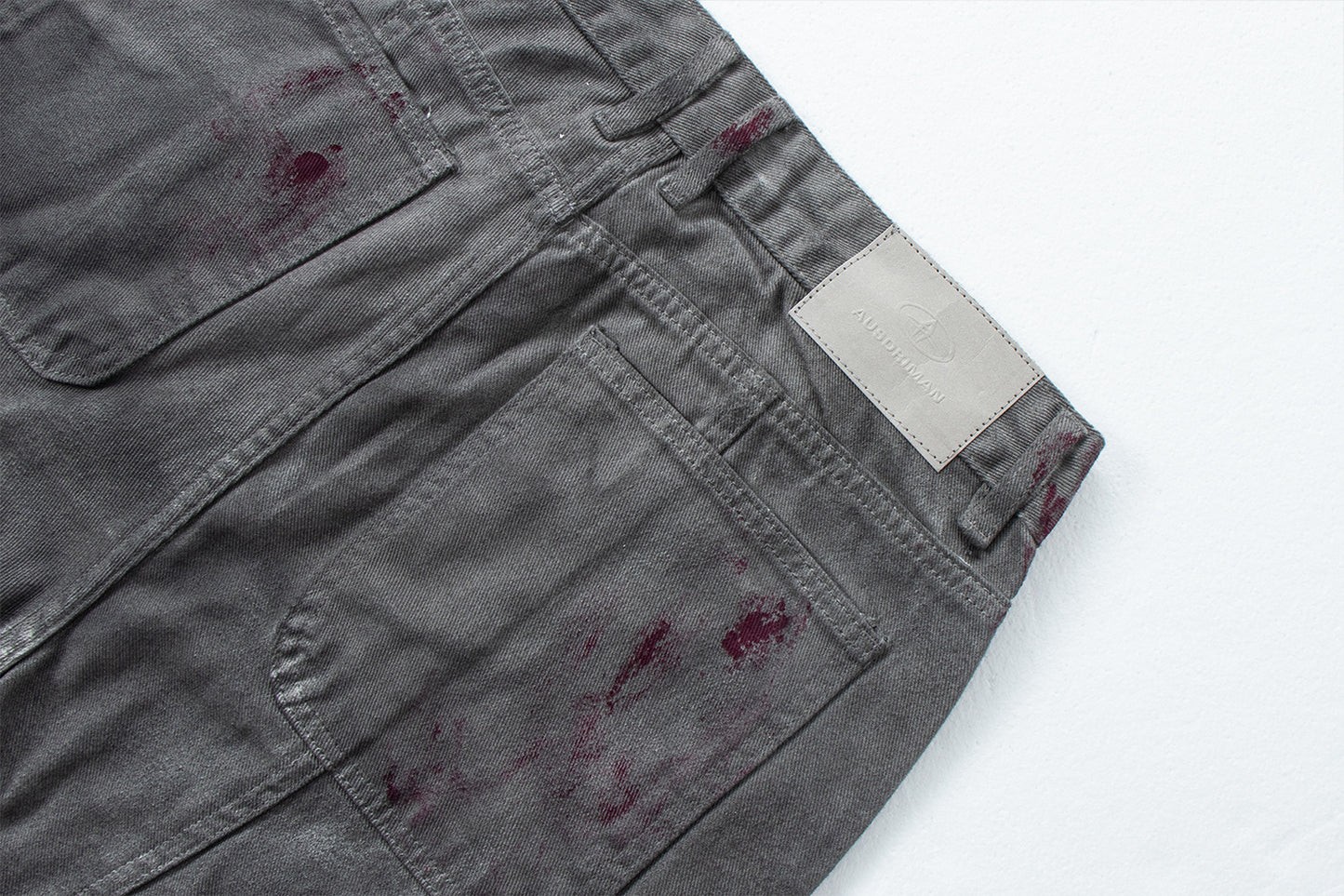 Distressed Dyed Wide Leg Jeans | Tajstylo