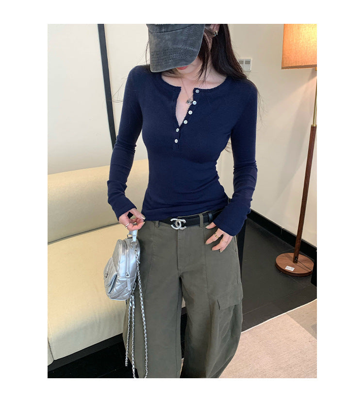 Long Sleeve Knit Top for Women | Tajstylo