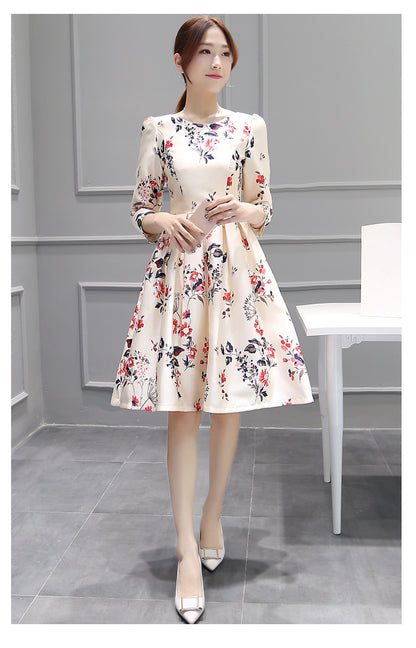 Chic Korean Style Mid Length Dress | Tajstylo