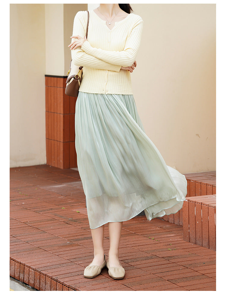 Elegant A-Line Skirt for Women | Tajstylo