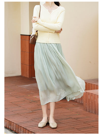 Elegant A-Line Skirt for Women | Tajstylo