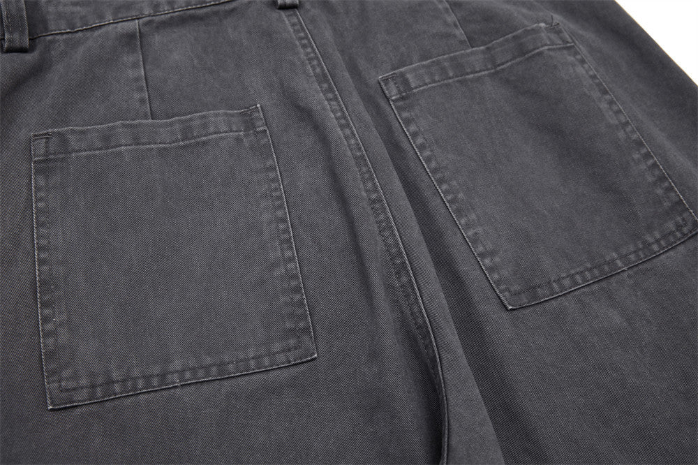 Loose Fit Straight Leg Multi Pocket Jeans | Tajstylo