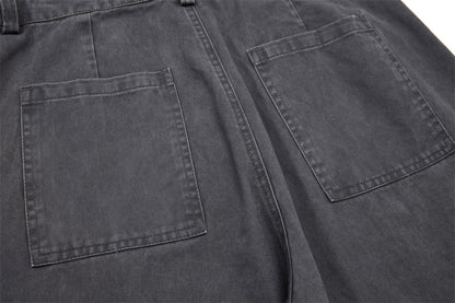 Loose Fit Straight Leg Multi Pocket Jeans | Tajstylo