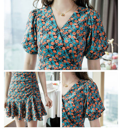 Floral Print A-Line Dress for Women | Tajstylo