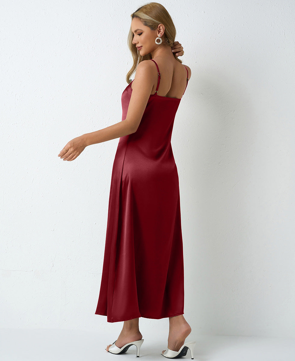Pleated Sleeveless Dress | Tajstylo