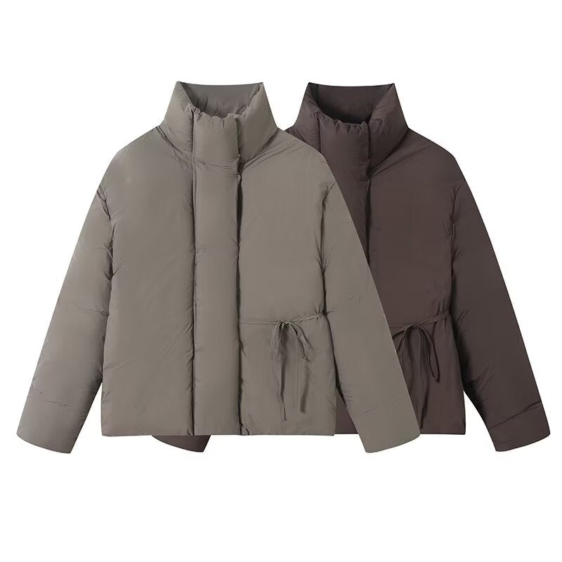 Versatile Lace Up Cotton Jacket | Tajstylo