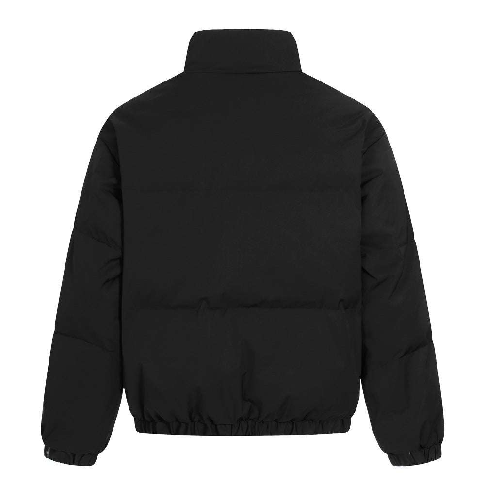 Double Sided Plaid Stand Collar Jacket | Tajstylo