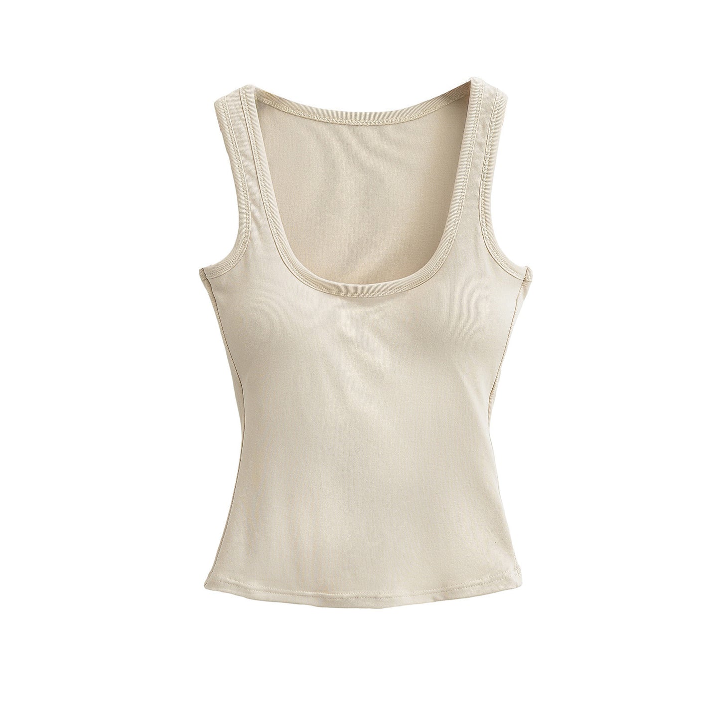 Woman wearing Strap Vest Top in casual setting