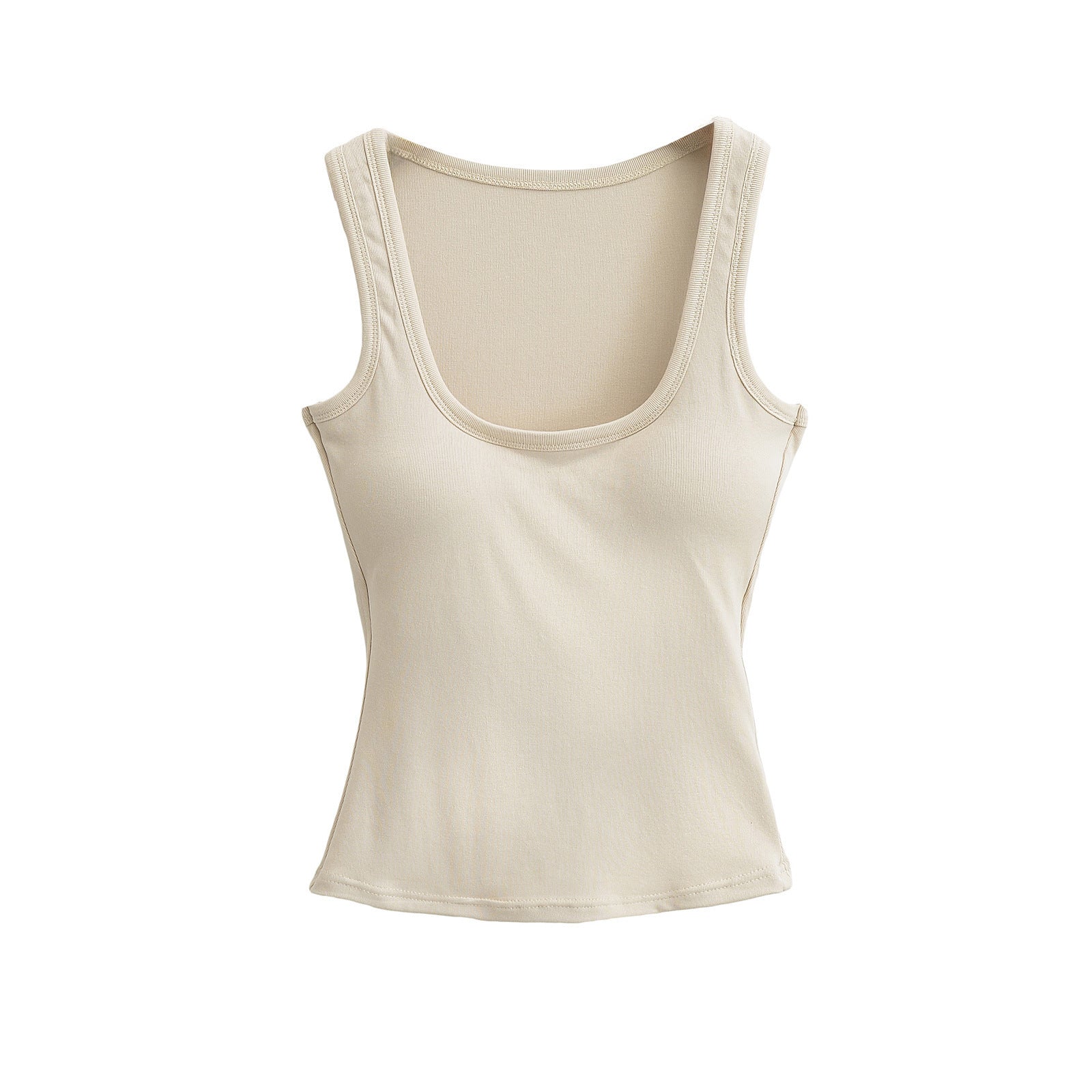 Woman wearing Strap Vest Top in casual setting