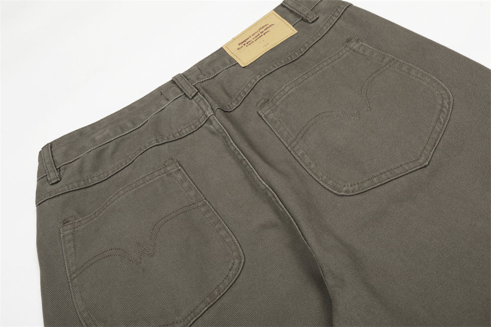 Loose Straight Fit Denim Pants | Tajstylo