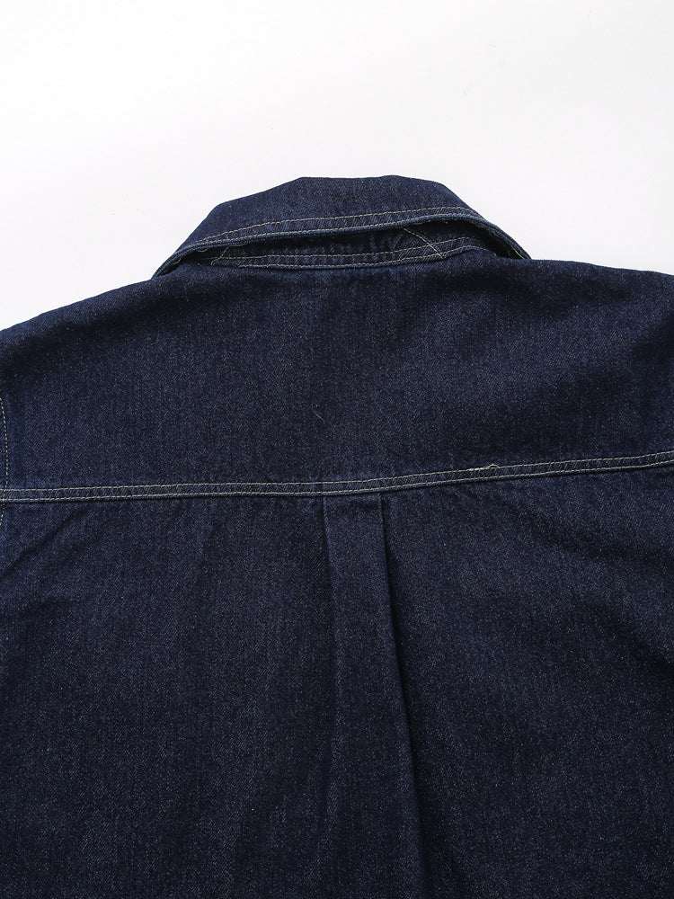 Short Denim Shirt for Women | Tajstylo