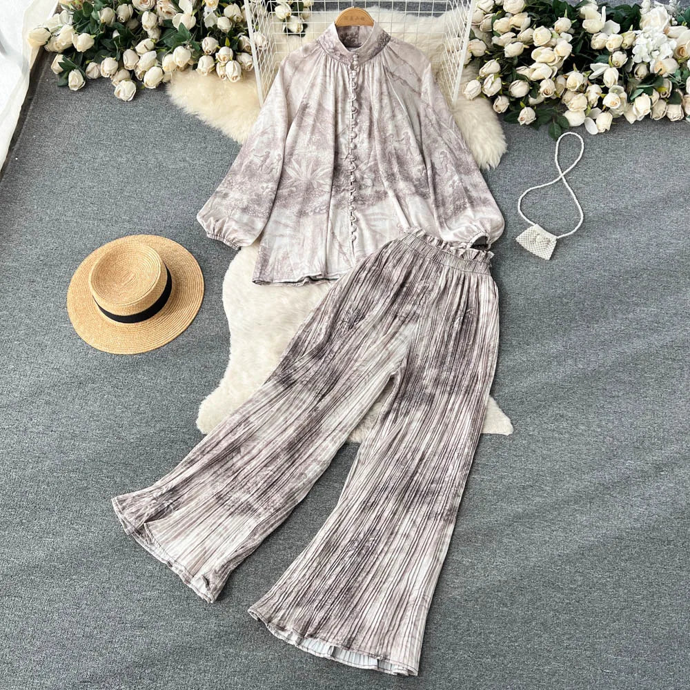 Chic Two Piece Set Top and Pants | Tajstylo
