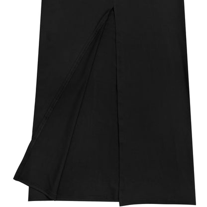 Elegant High Neck Long Sleeve Fitted Dress | Tajstylo