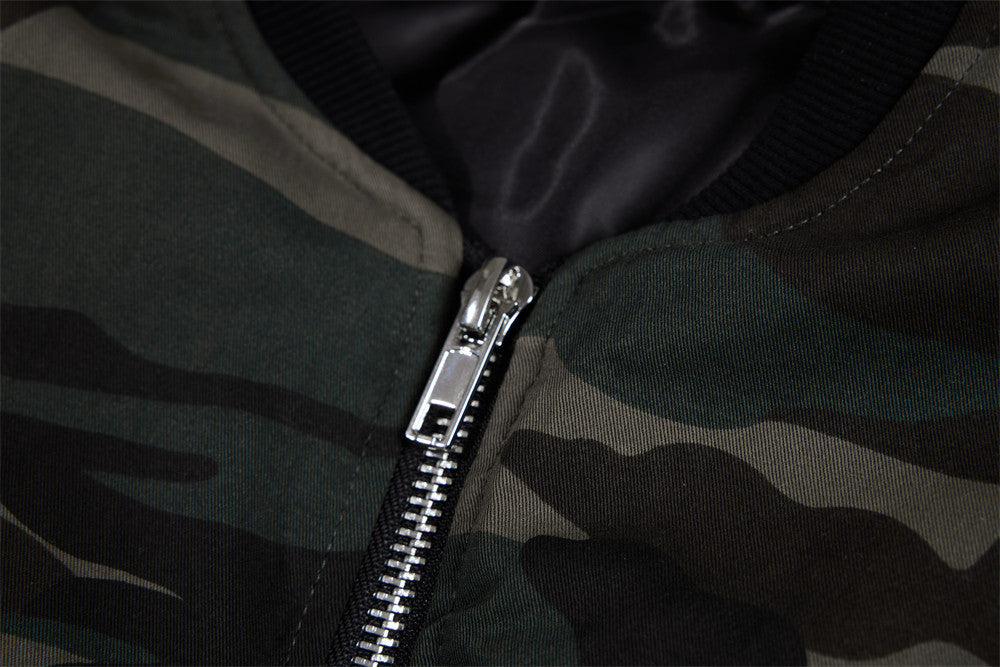 Camouflage Cotton Padded Jacket | Tajstylo