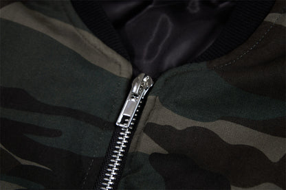 Camouflage Cotton Padded Jacket | Tajstylo