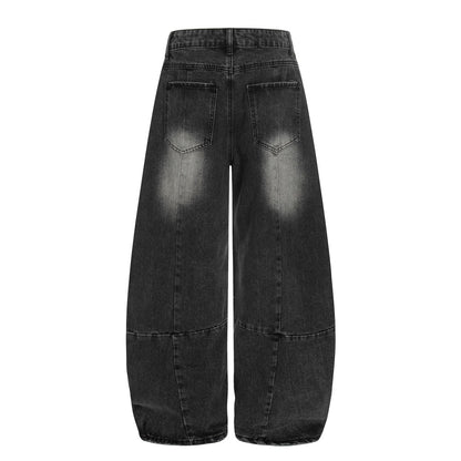 Color Blocked Denim Pants | Tajstylo