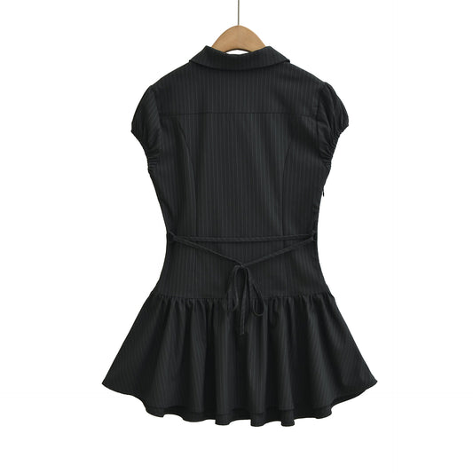 Campus Style A-Line Dress | Tajstylo