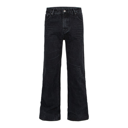 Woman wearing Washed Cat Eye Tapered Fit Pants in a street setting