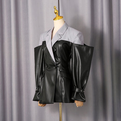 Collage Suit Jacket for Women | Tajstylo