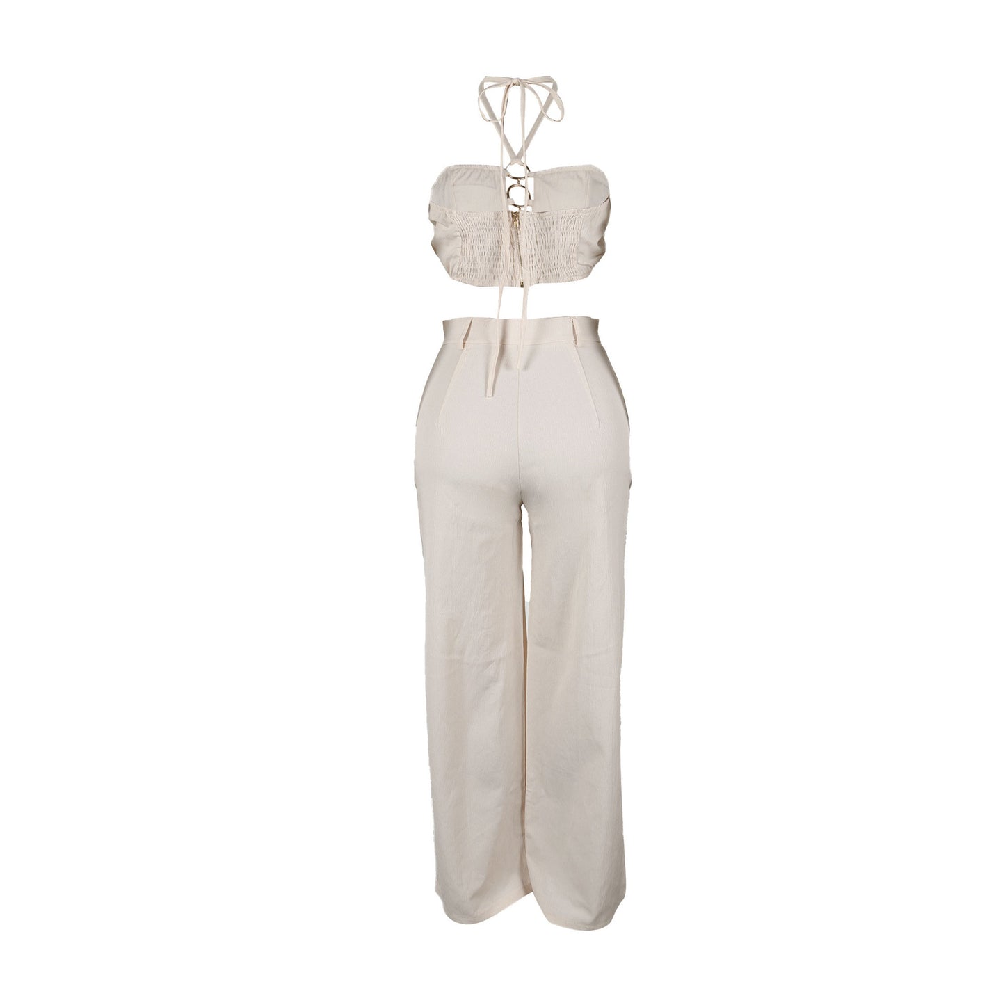 Flattering Ripped Fitted Two-Piece Nightclub Outfit | Tajstylo