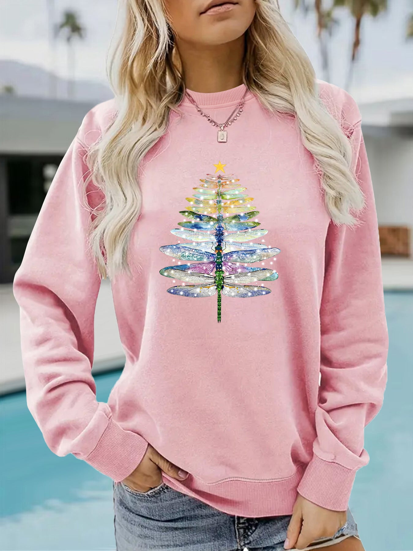 Dragonfly Printed Hoodie | Tajstylo