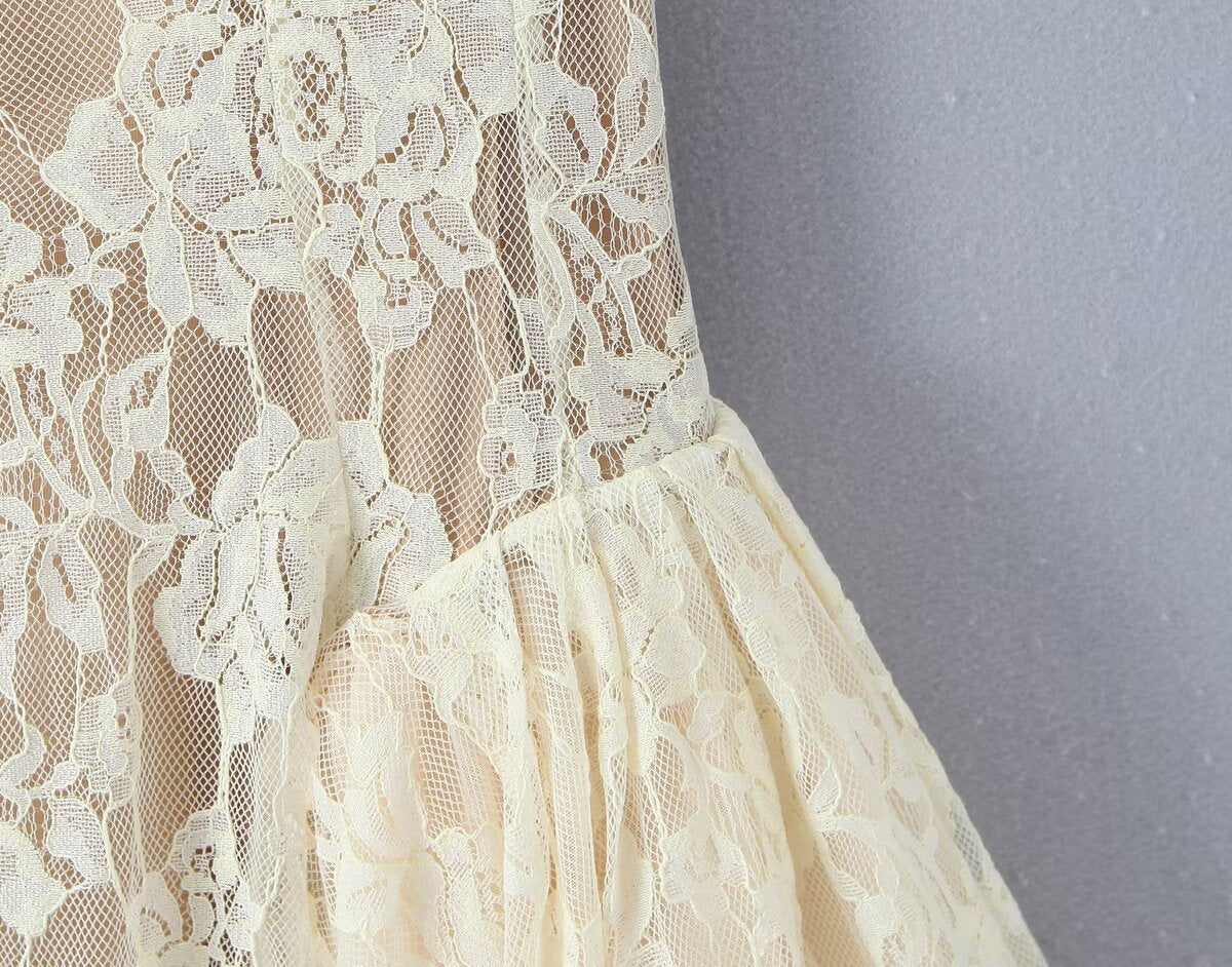 Light Luxury Lace Camisole Dress | Tajstylo