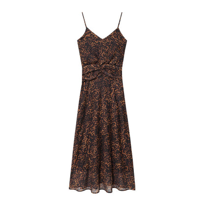 Animal Print Midi Dress | Tajstylo