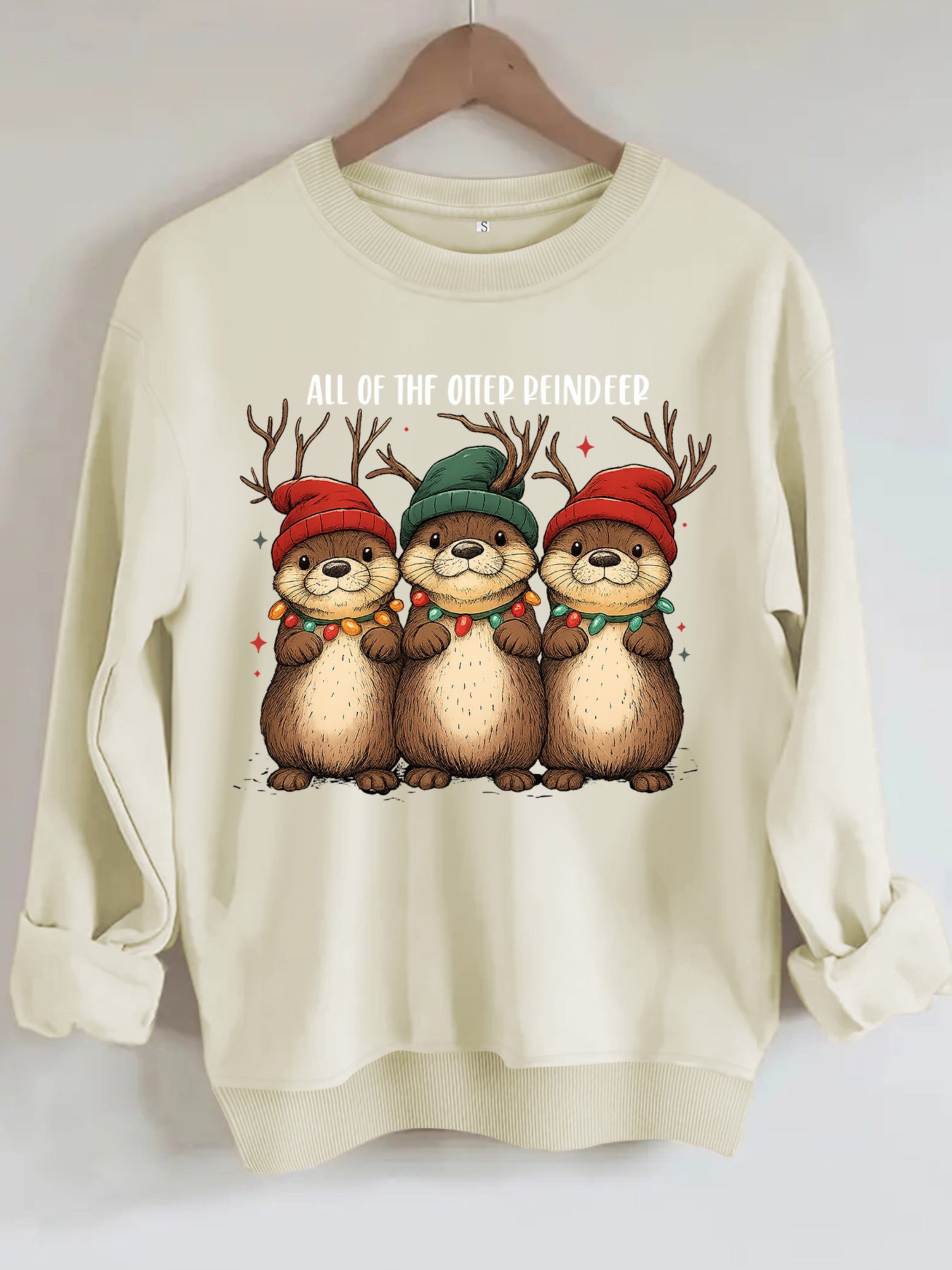 Printed Long Sleeve Sweatshirt for Women | Tajstylo