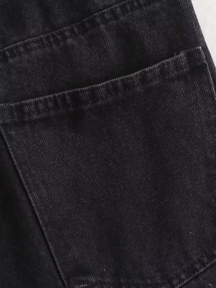 Casual Washed Denim Pants | Tajstylo