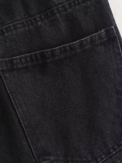 Casual Washed Denim Pants | Tajstylo