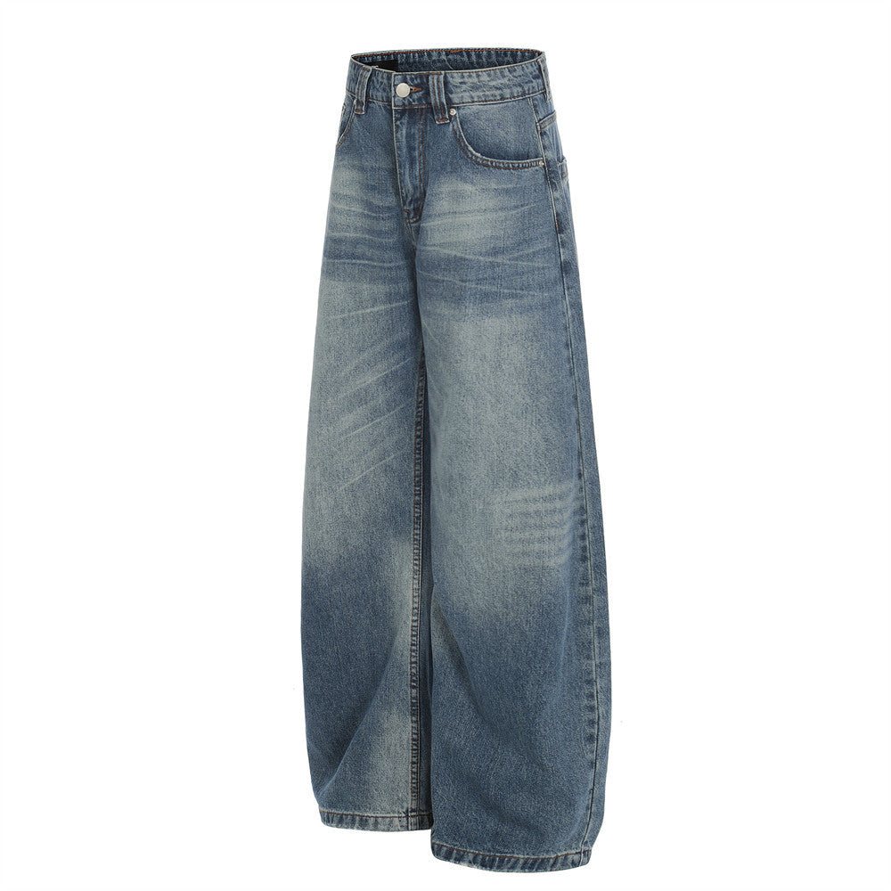 Distressed Blue Denim Jeans | Tajstylo