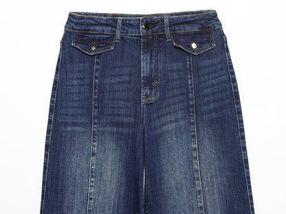 Classic High Waist Wide Leg Jeans | Tajstylo
