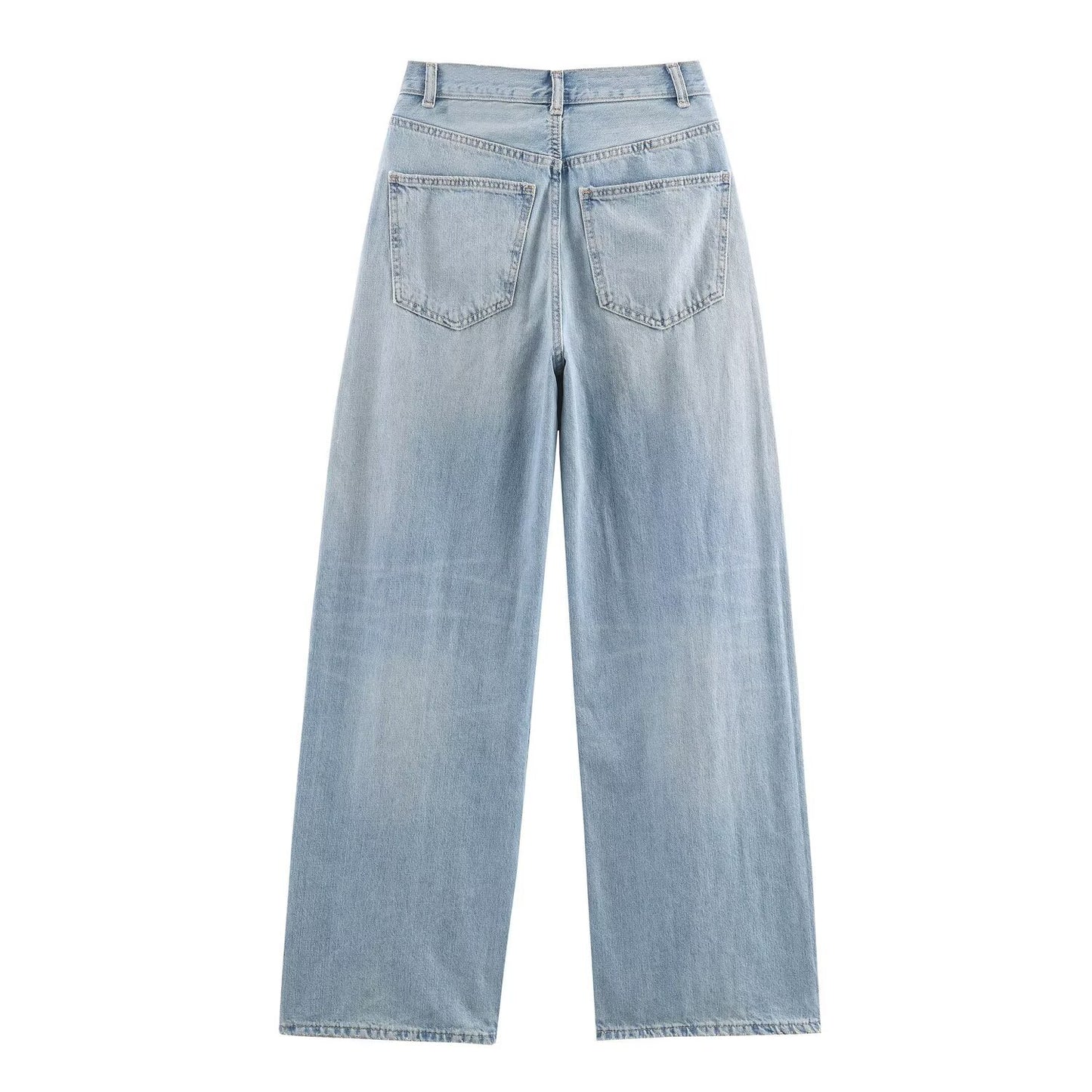 Casual Wide Leg High Waist Pants | Tajstylo