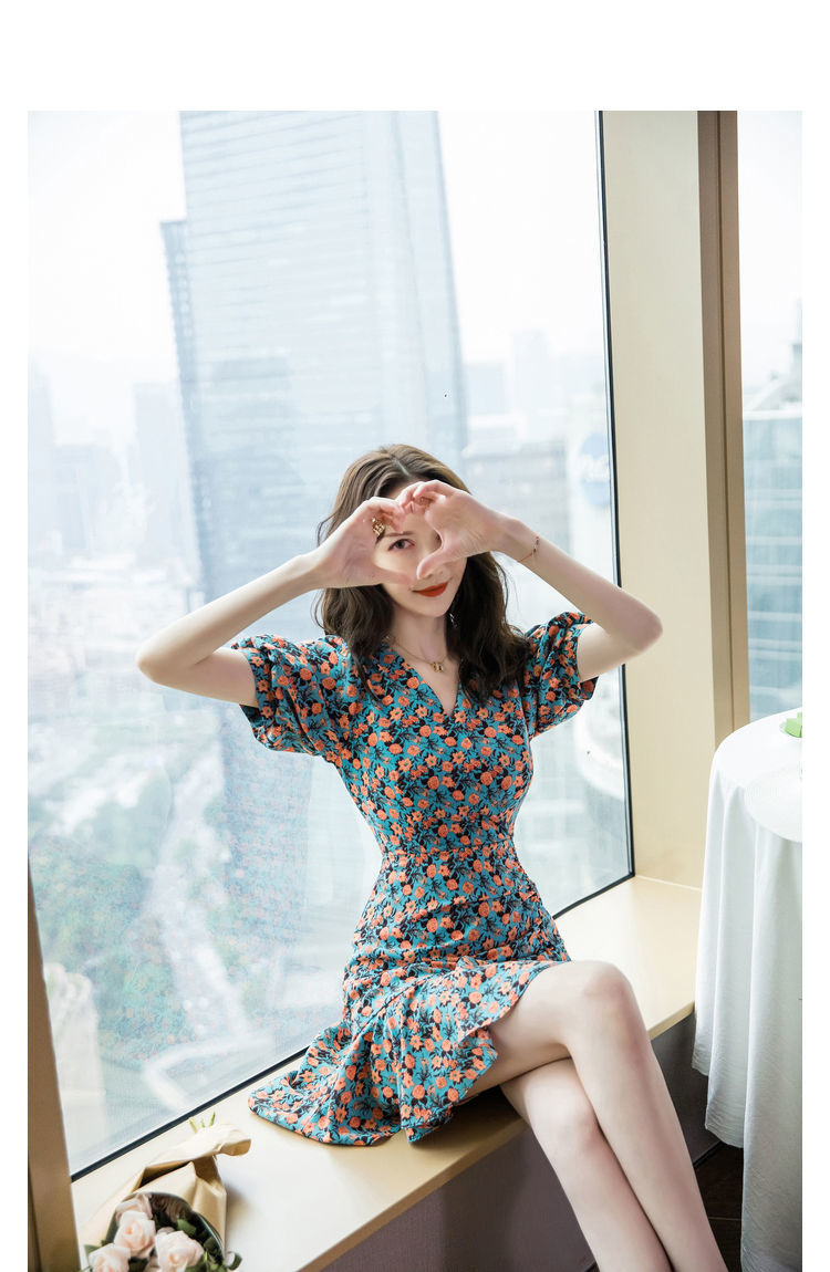 Floral Print A-Line Dress for Women | Tajstylo