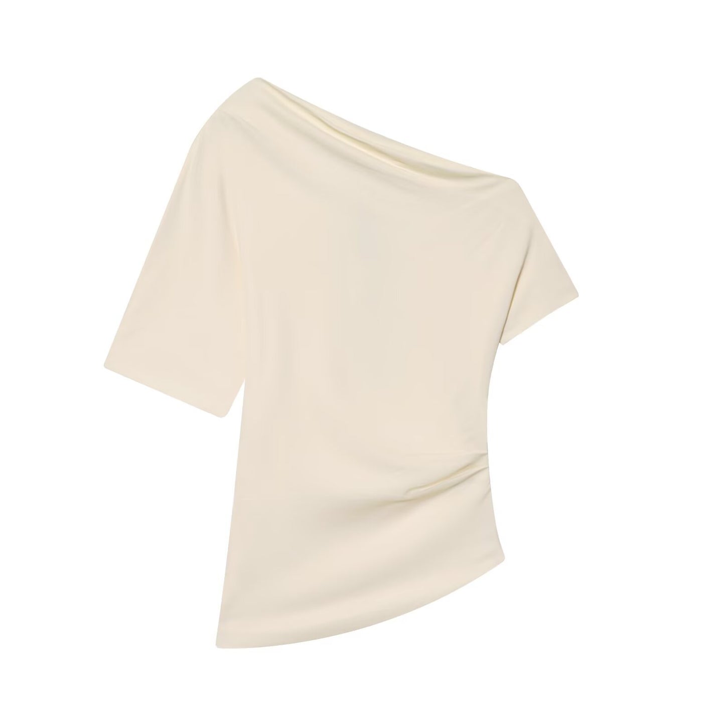 Asymmetric Pleated Shirt | Tajstylo