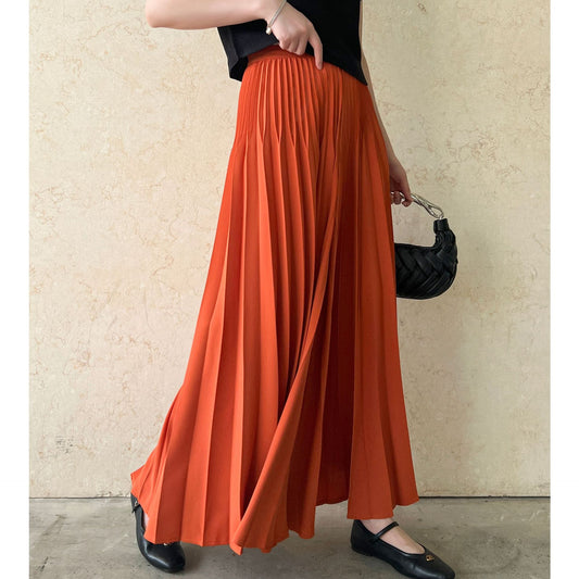 Pleated Skirt Pants | Tajstylo
