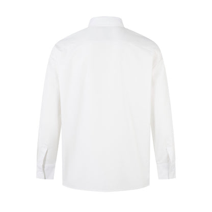 Loose Open Front Long Sleeve Shirt | Tajstylo