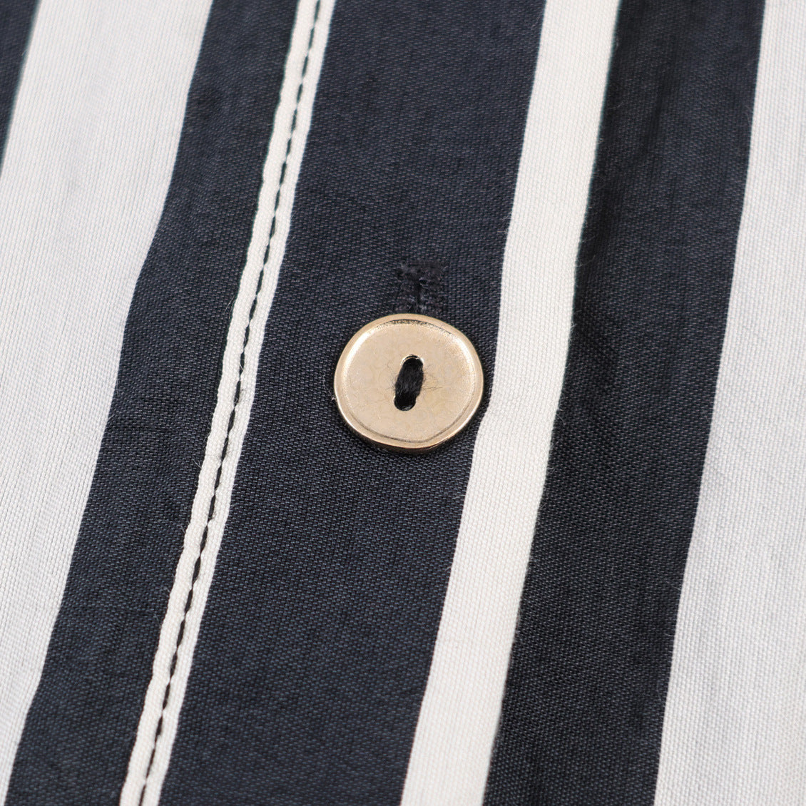 Lace Up Striped Shirt | Tajstylo