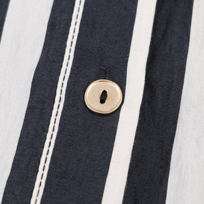 Lace Up Striped Shirt | Tajstylo