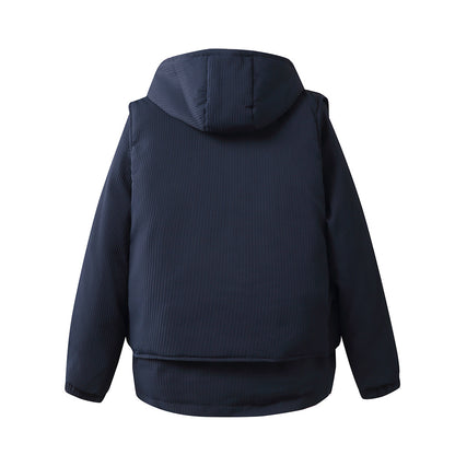 Two Piece Hooded Down Jacket | Tajstylo