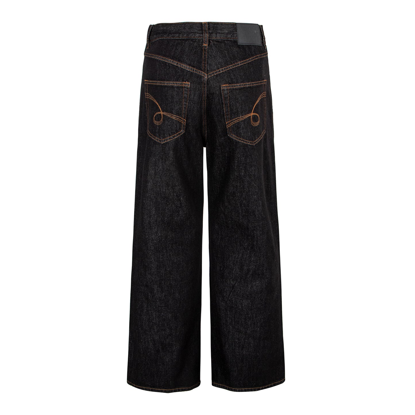 Woman wearing Retro Denim Pants in a casual setting