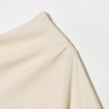 Asymmetric Pleated Shirt | Tajstylo