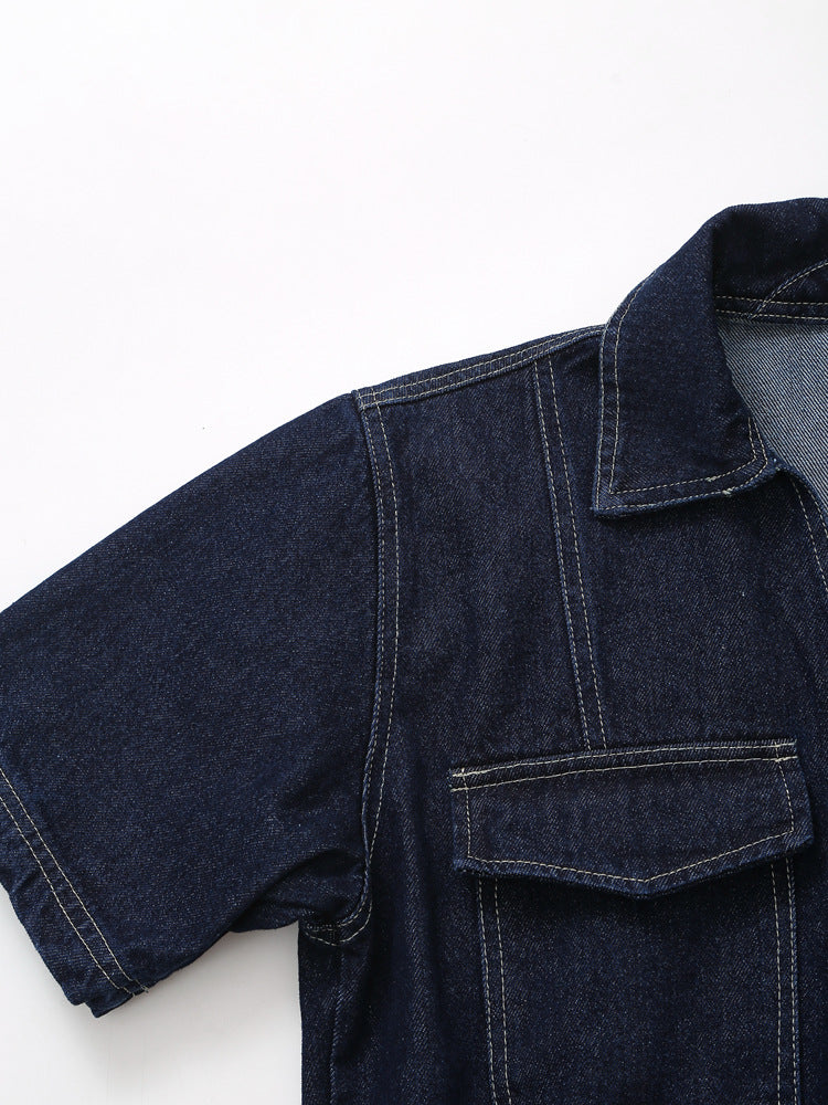 Short Denim Shirt for Women | Tajstylo