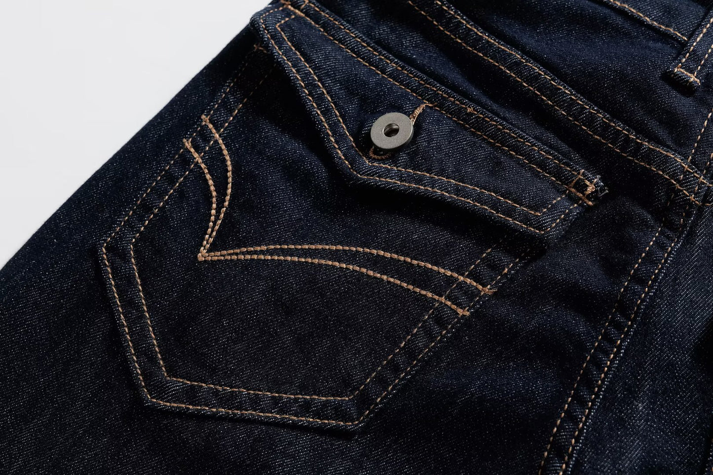 Classic Versatile Denim Flared Pants | Tajstylo